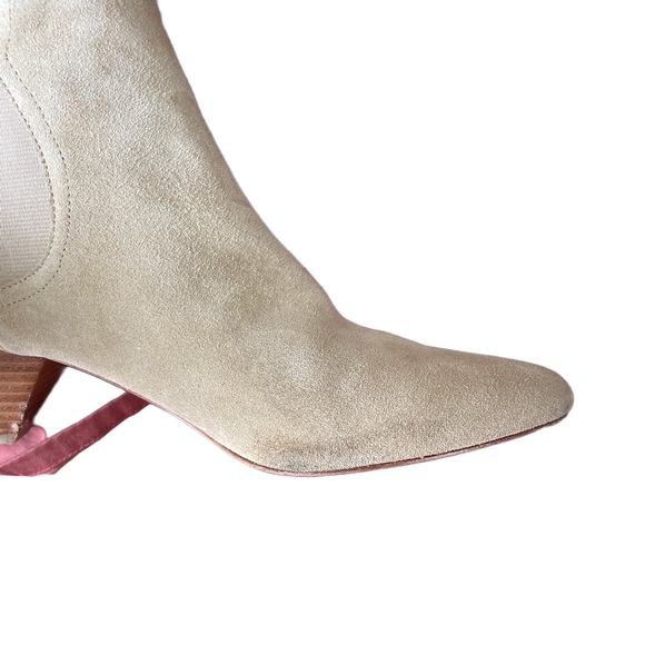 Joie Barleena Suede Cone-Heel Booties (38.5) - Picture 9 of 16